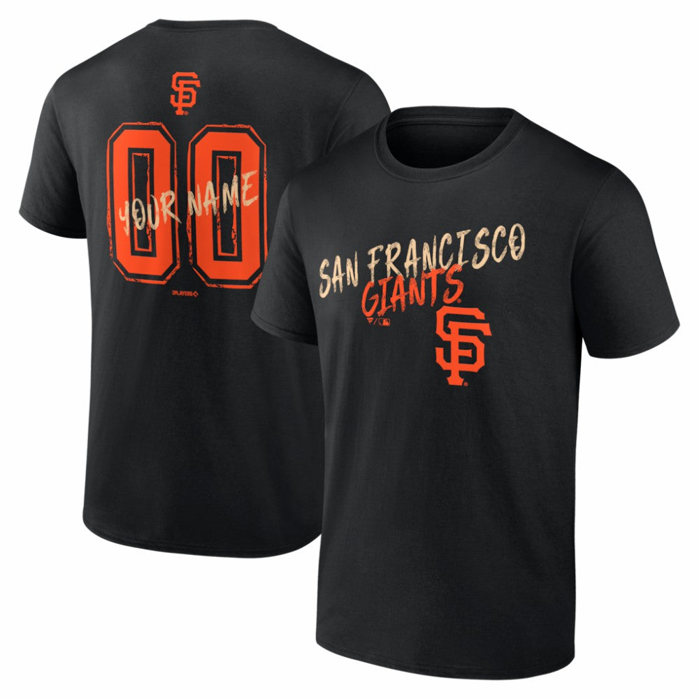 San Francisco Giants  Hustle Personalized Name & Number T-Shirt Online