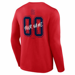 St. Louis Cardinals  Hustle Personalized Name & Number Long Sleeve T-Shirt Online