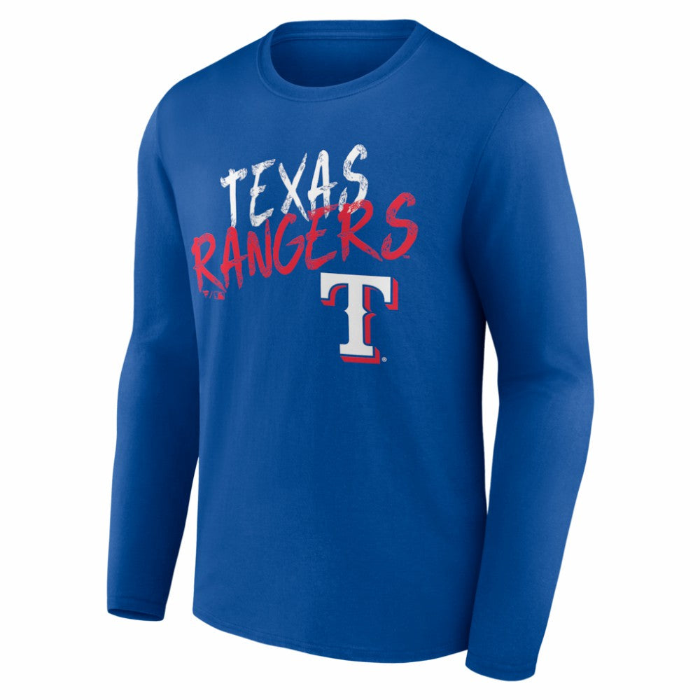 Texas Rangers  Hustle Personalized Name & Number Long Sleeve T-Shirt Sale