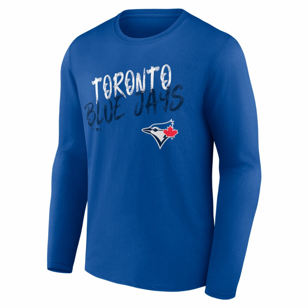 Toronto Blue Jays  Hustle Personalized Name & Number Long Sleeve T-Shirt Lifestyle