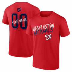 Washington Nationals  Hustle Personalized Name & Number T-Shirt Online