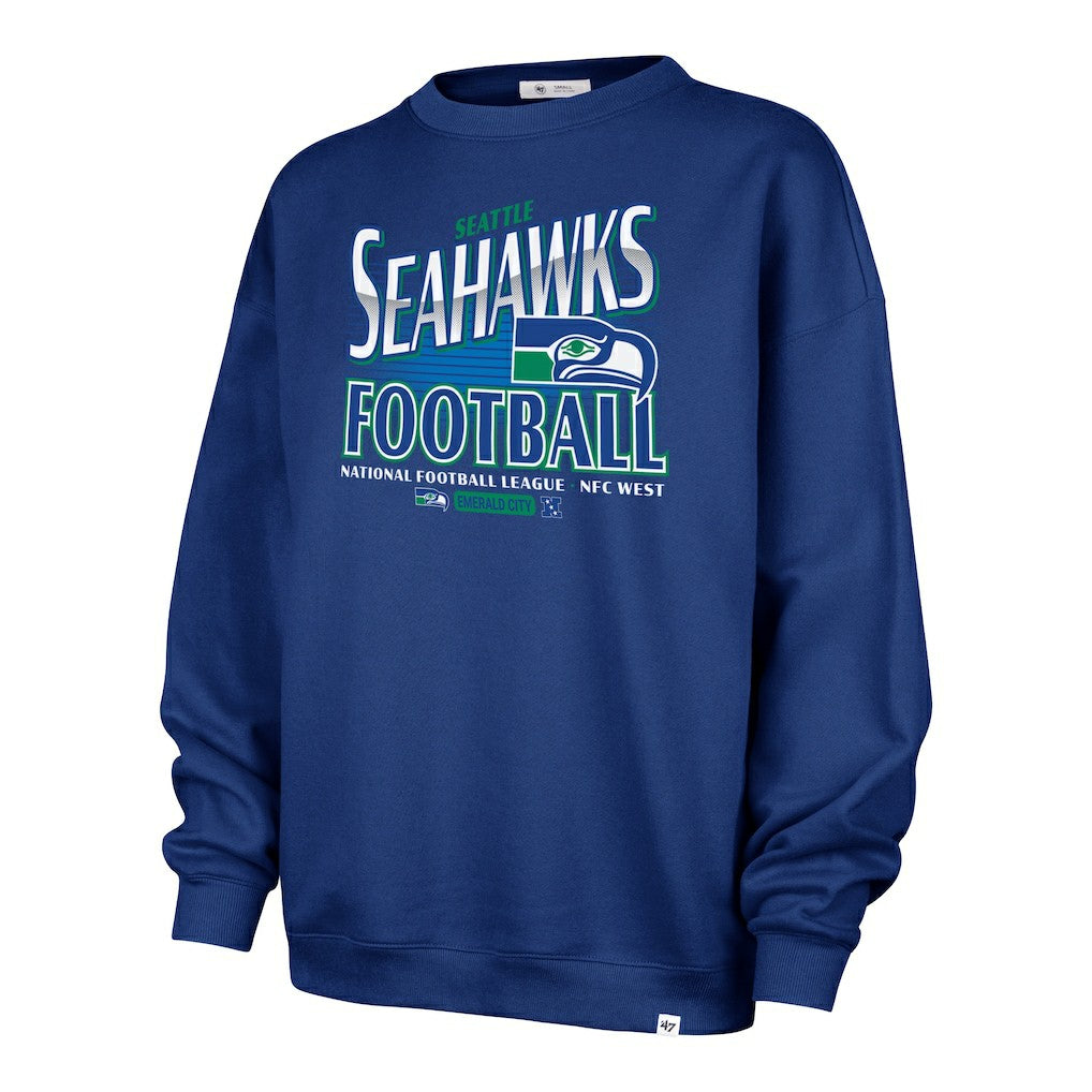 Seattle Seahawks '47 Women's Regional Oversized Sweatshirt College Navy - 47 brand