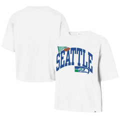 Seattle Seahawks '47 Women's Reed City T-Shirt White - 47 brand