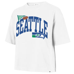 Seattle Seahawks '47 Women's Reed City T-Shirt White - 47 brand