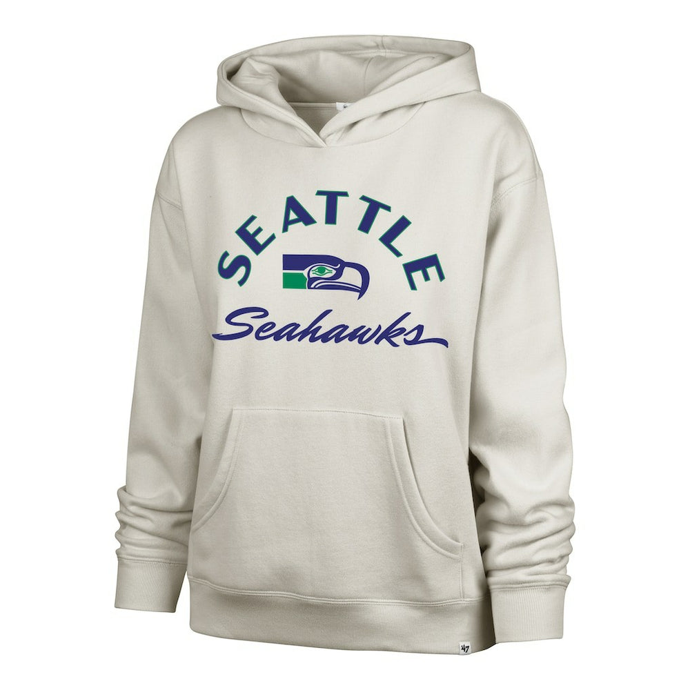Seattle Seahawks '47 Women's Whirlwind Naomi Hoodie Stone - 47 brand