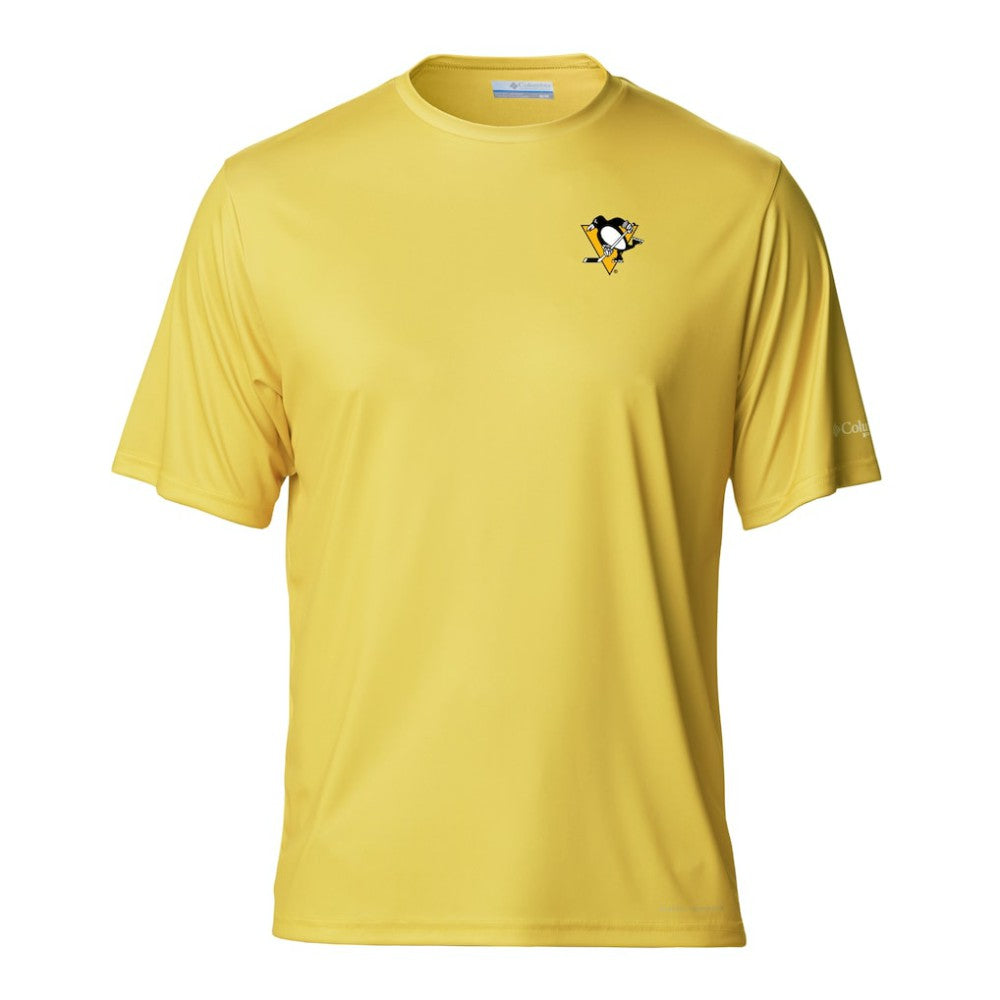 Pittsburgh Penguins Columbia PFG Terminal Tackle Omni-Shade T-Shirt Gold