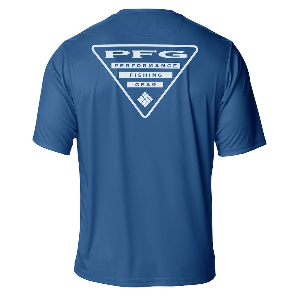 Colorado Avalanche - Columbia PFG Terminal Tackle Omni-Shade T-Shirt Blue