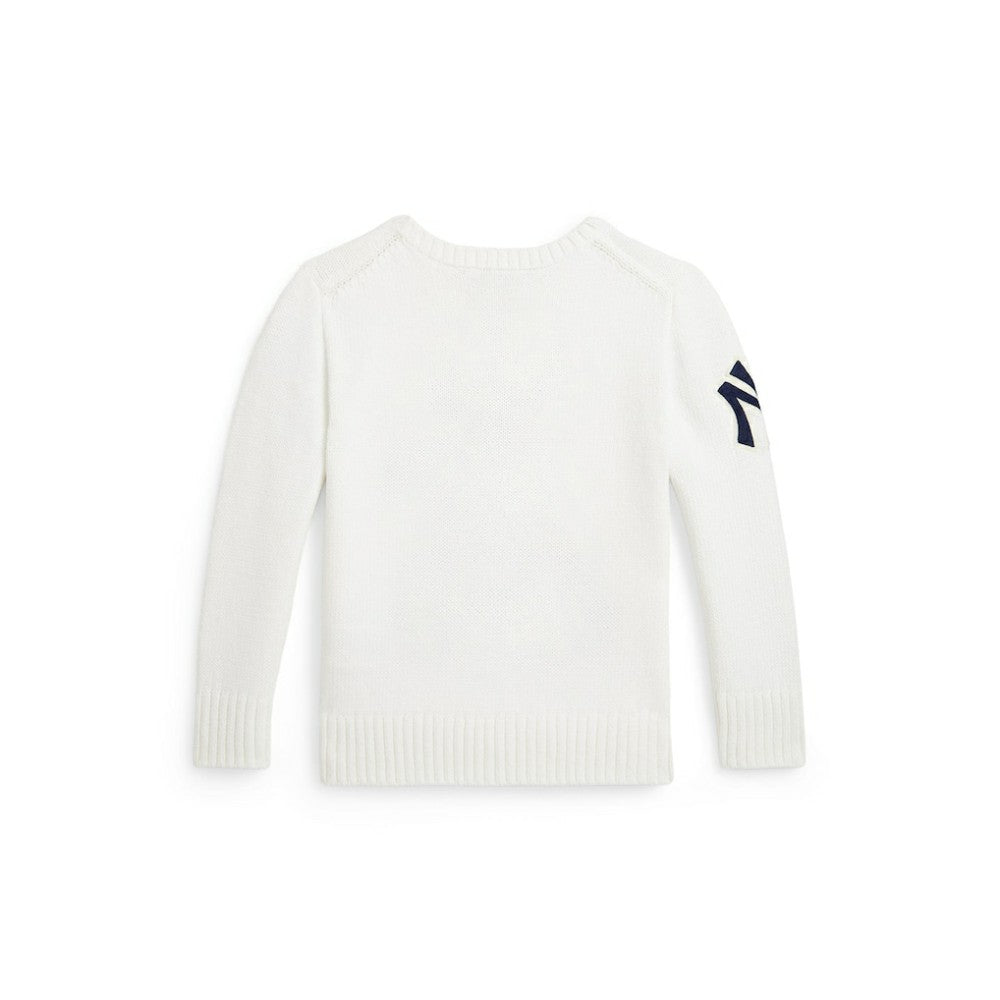 Yankees Polo Ralph Lauren Preschool Bear Sweater Clearance
