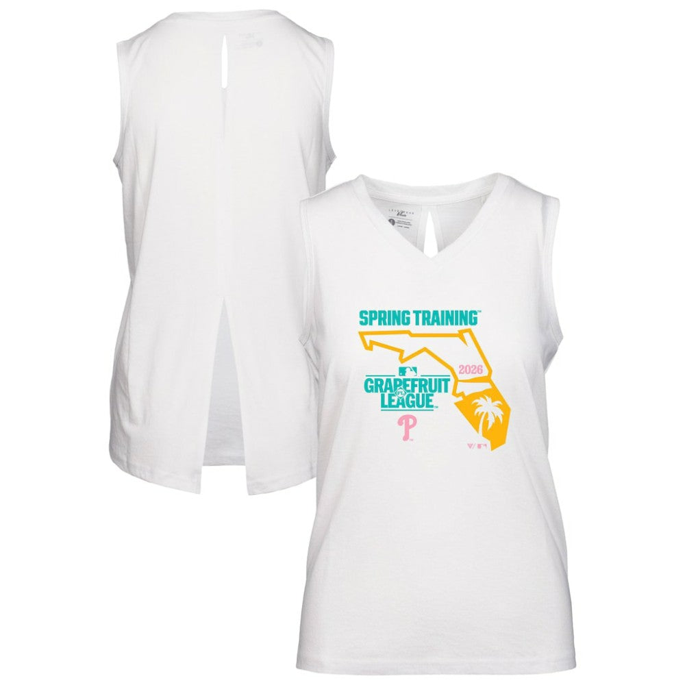 Philadelphia Phillies Levelwear Women's 2026 Spring Training Paisley Ball Bold Tank for sale