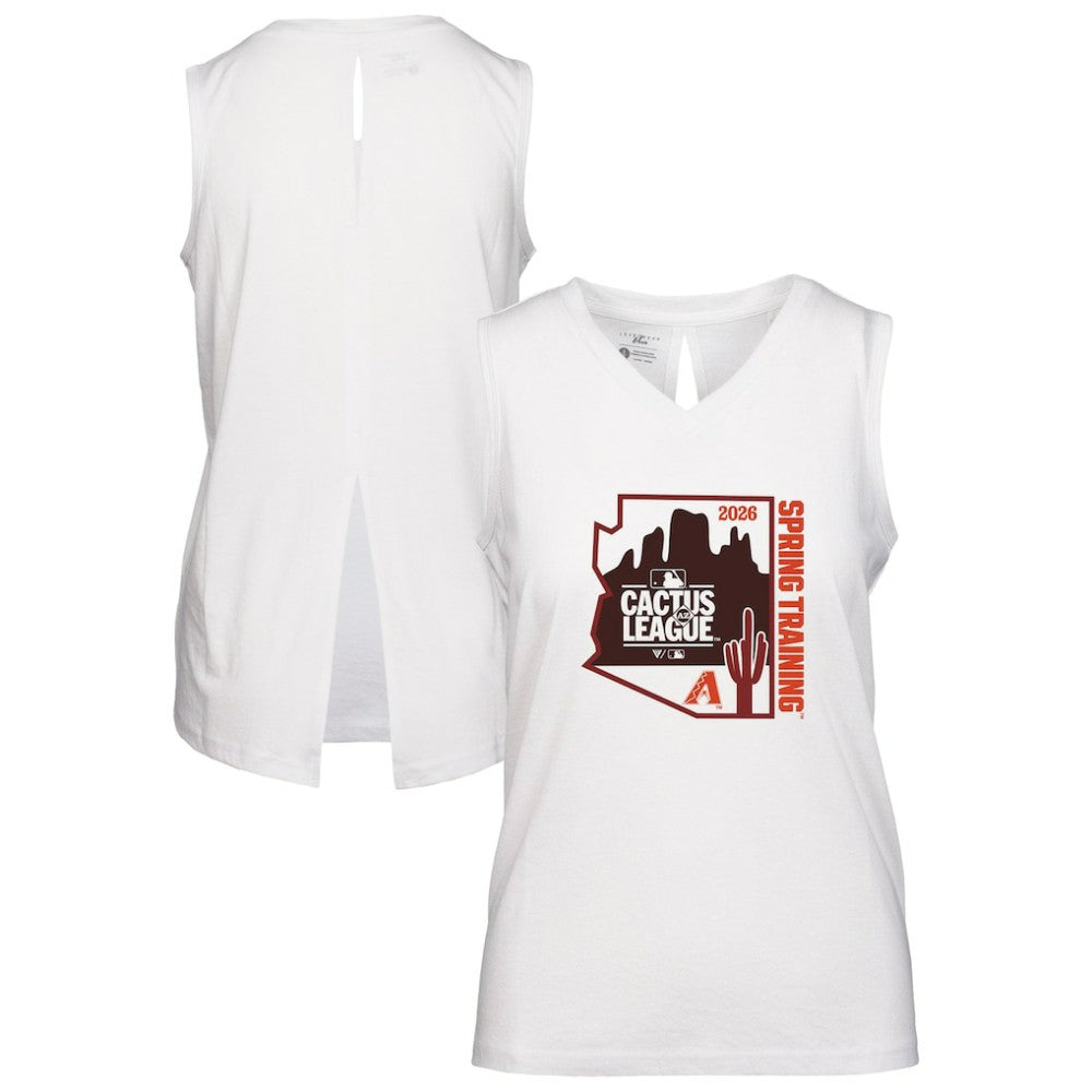 Arizona Diamondbacks Levelwear Women's 2026 Spring Training Paisley Ball Bold Tank On Sale