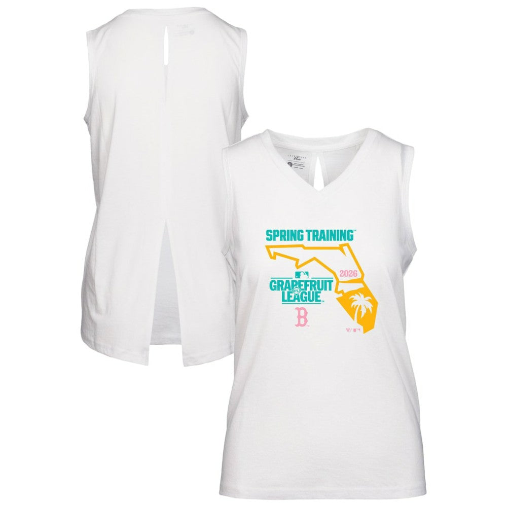 Boston Red Sox Levelwear Women's 2026 Spring Training Paisley Ball Bold Tank discount