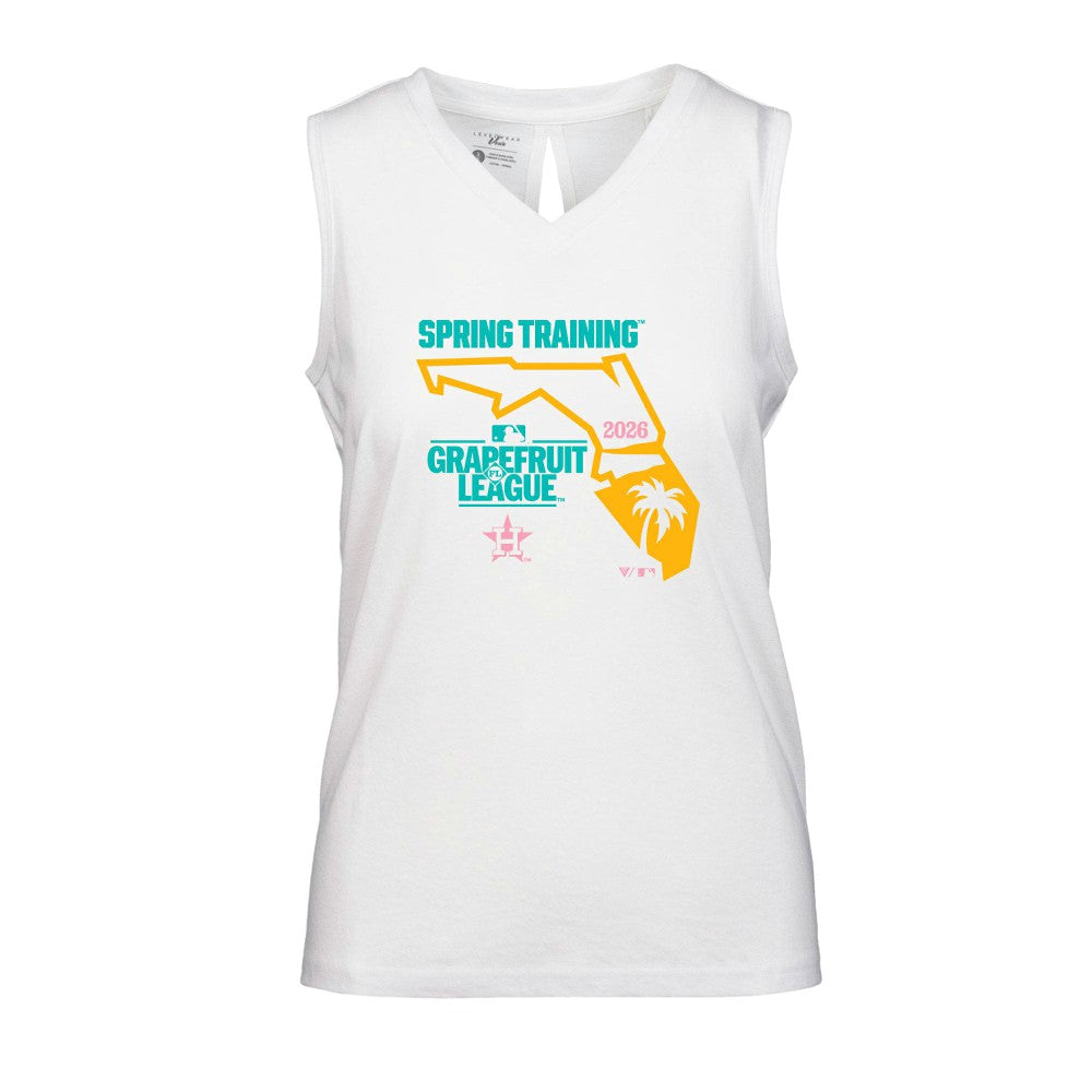 Houston Astros Levelwear Women's 2026 Spring Training Paisley Ball Bold Tank Sale