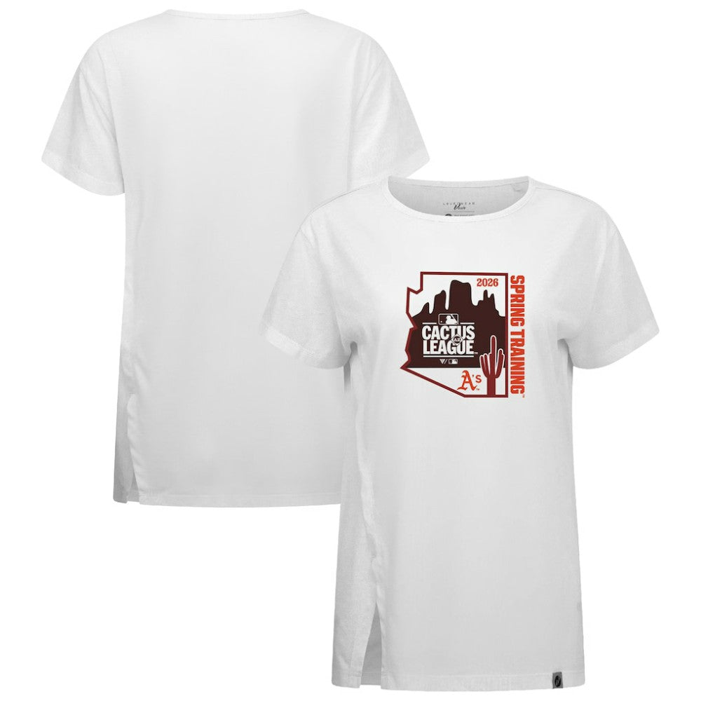 Athletics Levelwear Women's 2026 Spring Training Influx Ball Bold T-Shirt Near Me