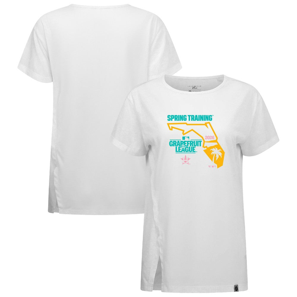 Houston Astros Levelwear Women's 2026 Spring Training Influx Ball Bold T-Shirt Near Me