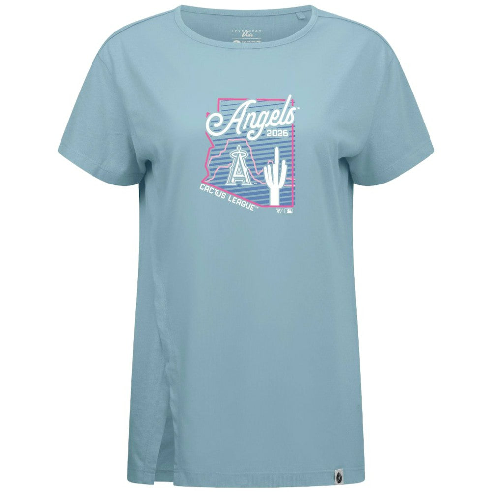 Los Angeles Angels Levelwear Women's Influx Spring Training Sunrise Bold T-Shirt Near Me