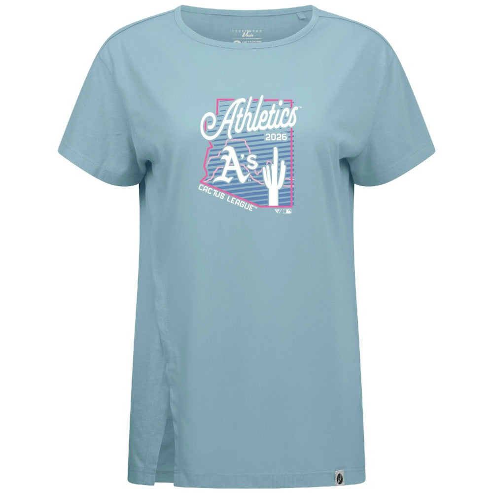 Athletics Levelwear Women's Influx Spring Training Sunrise Bold T-Shirt Near Me
