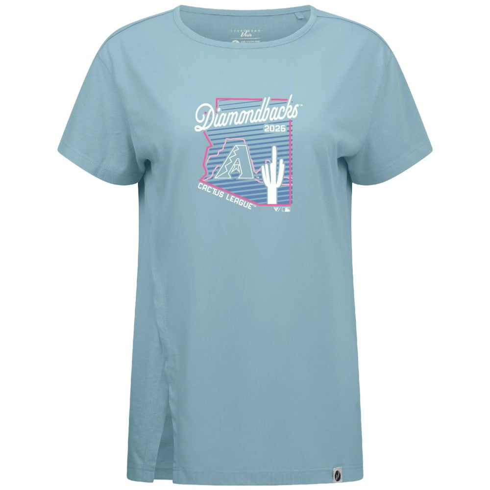 Arizona Diamondbacks Levelwear Women's Influx Spring Training Sunrise Bold T-Shirt Lifestyle