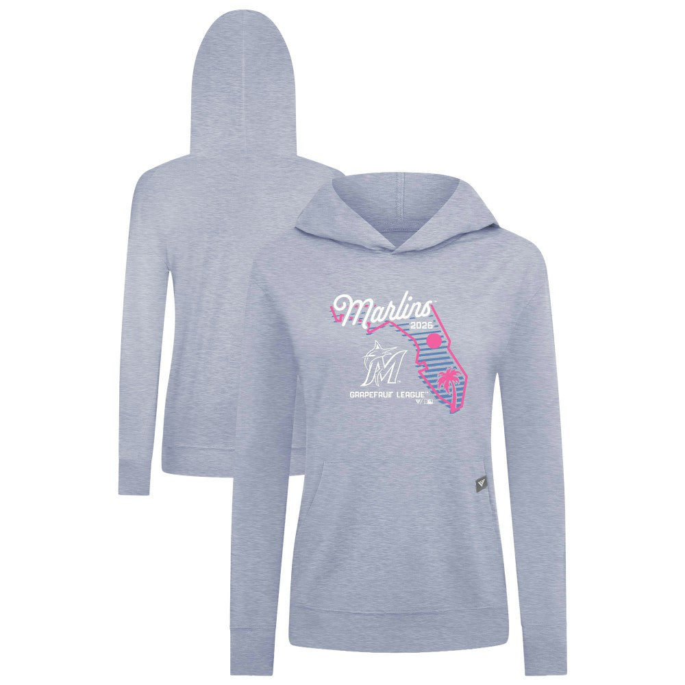 Miami Marlins Levelwear Women's Relay Spring Training Sunrise Bold Hoodie Sale