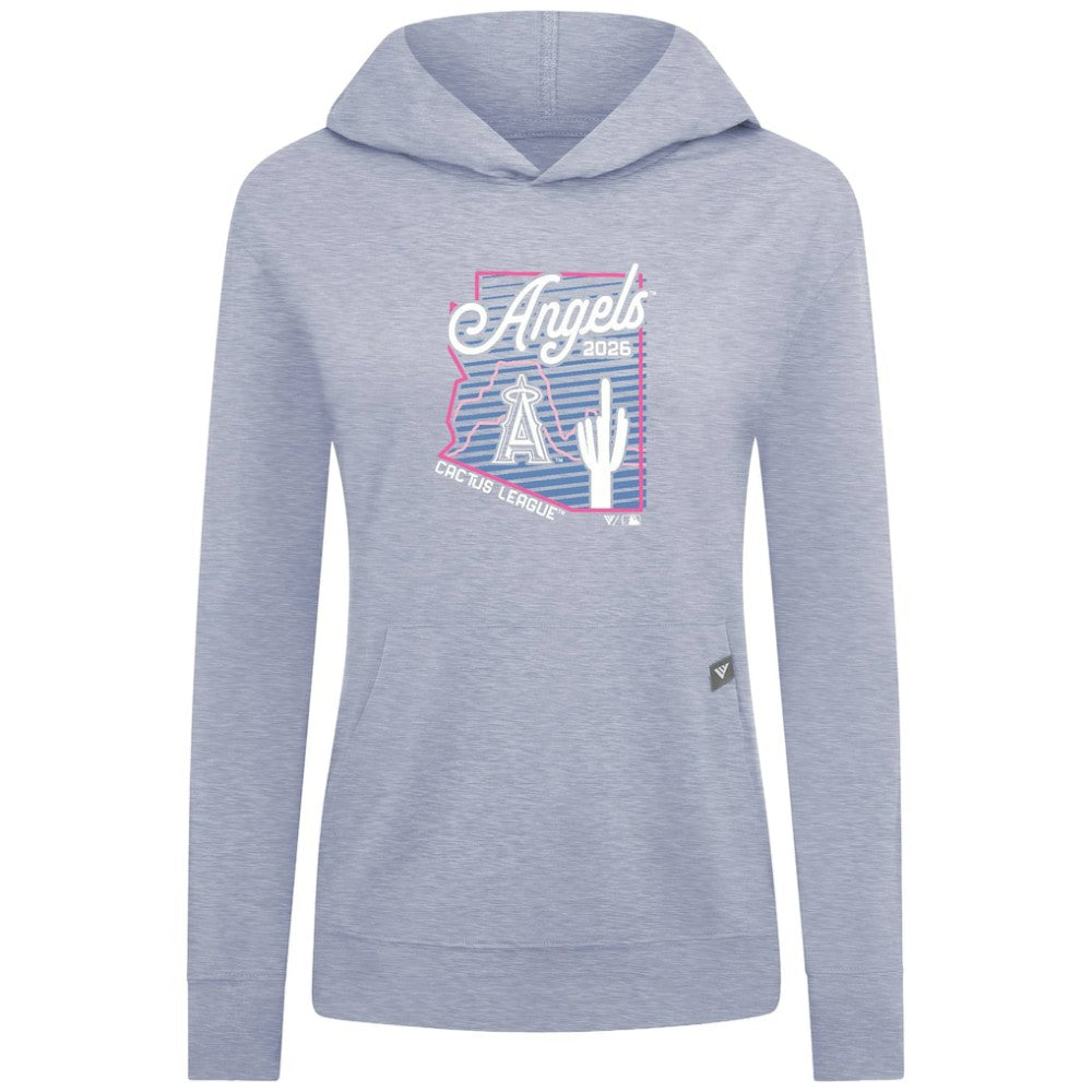 Los Angeles Angels Levelwear Women's Relay Spring Training Sunrise Bold Hoodie Clearance