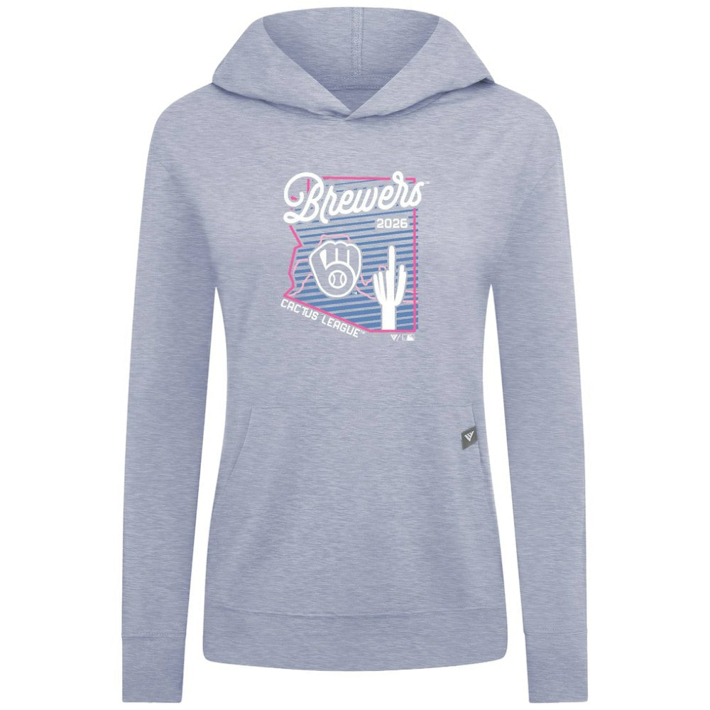 Milwaukee Brewers Levelwear Women's Relay Spring Training Sunrise Bold Hoodie Lifestyle