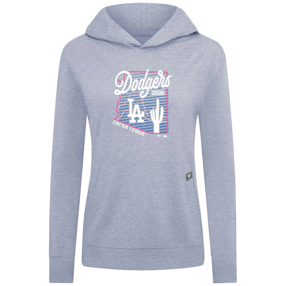 Los Angeles Dodgers Levelwear Women's Relay Spring Training Sunrise Bold Hoodie Lifestyle