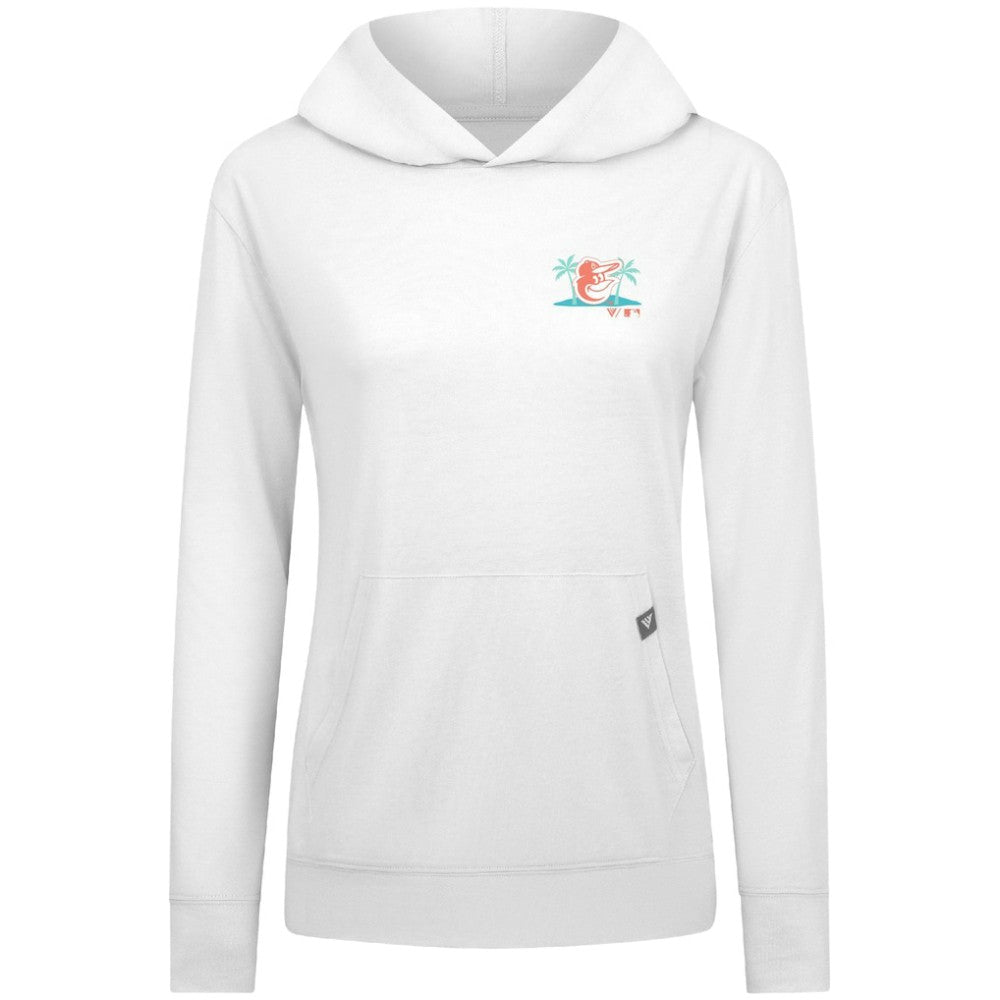 Baltimore Orioles Levelwear Women's Relay Spring Break Panoramic Bold Hoodie Lifestyle