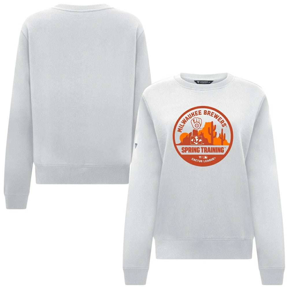 Milwaukee Brewers Levelwear Women's Yvette Spring Training Badge Bold Sweatshirt Lifestyle
