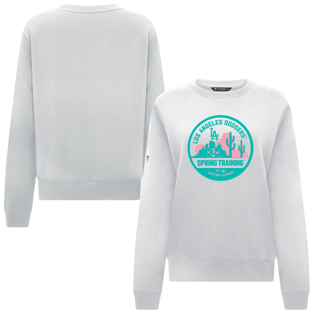 Los Angeles Dodgers Levelwear Women's Yvette Spring Training Badge Bold Sweatshirt Lifestyle