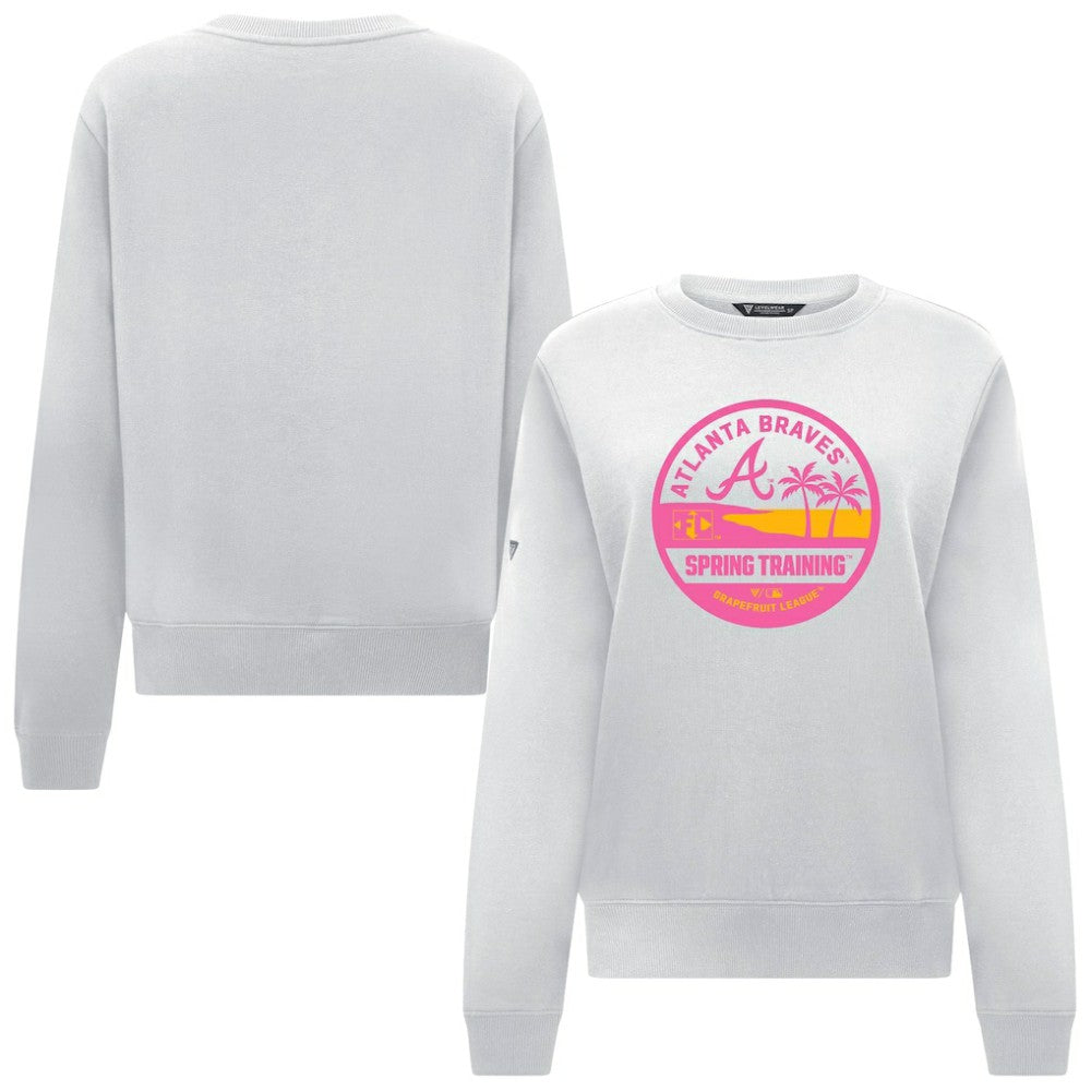 Atlanta Braves Levelwear Women's Yvette Spring Training Badge Bold Sweatshirt Sale