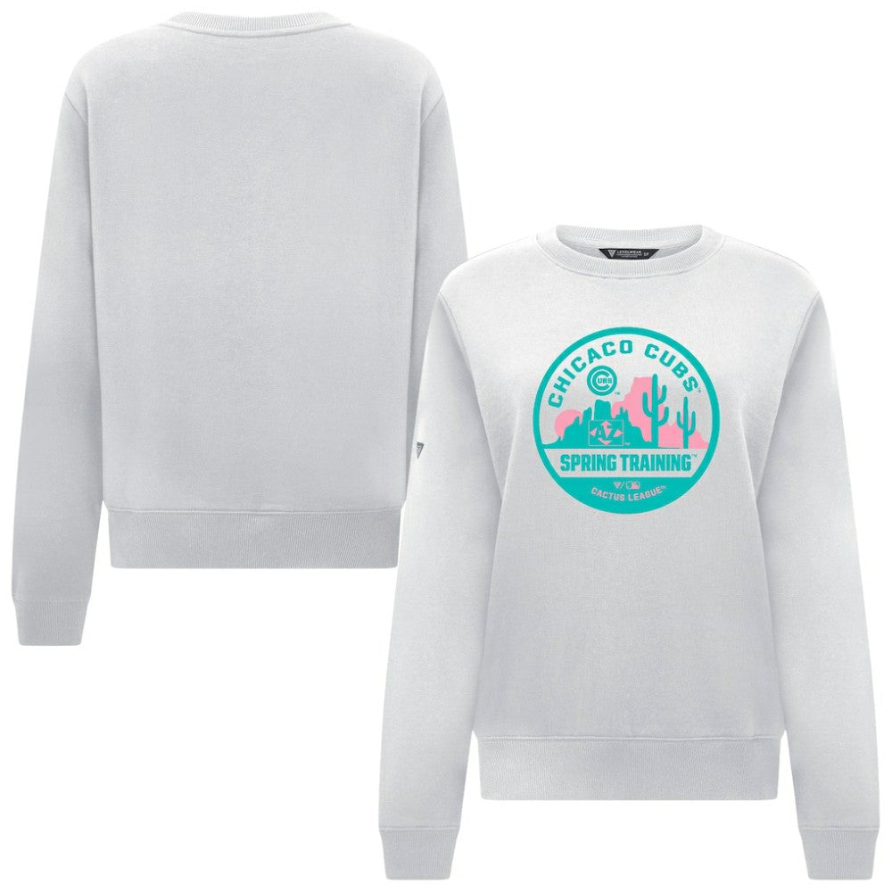 Chicago Cubs Levelwear Women's Yvette Spring Training Badge Bold Sweatshirt Clearance