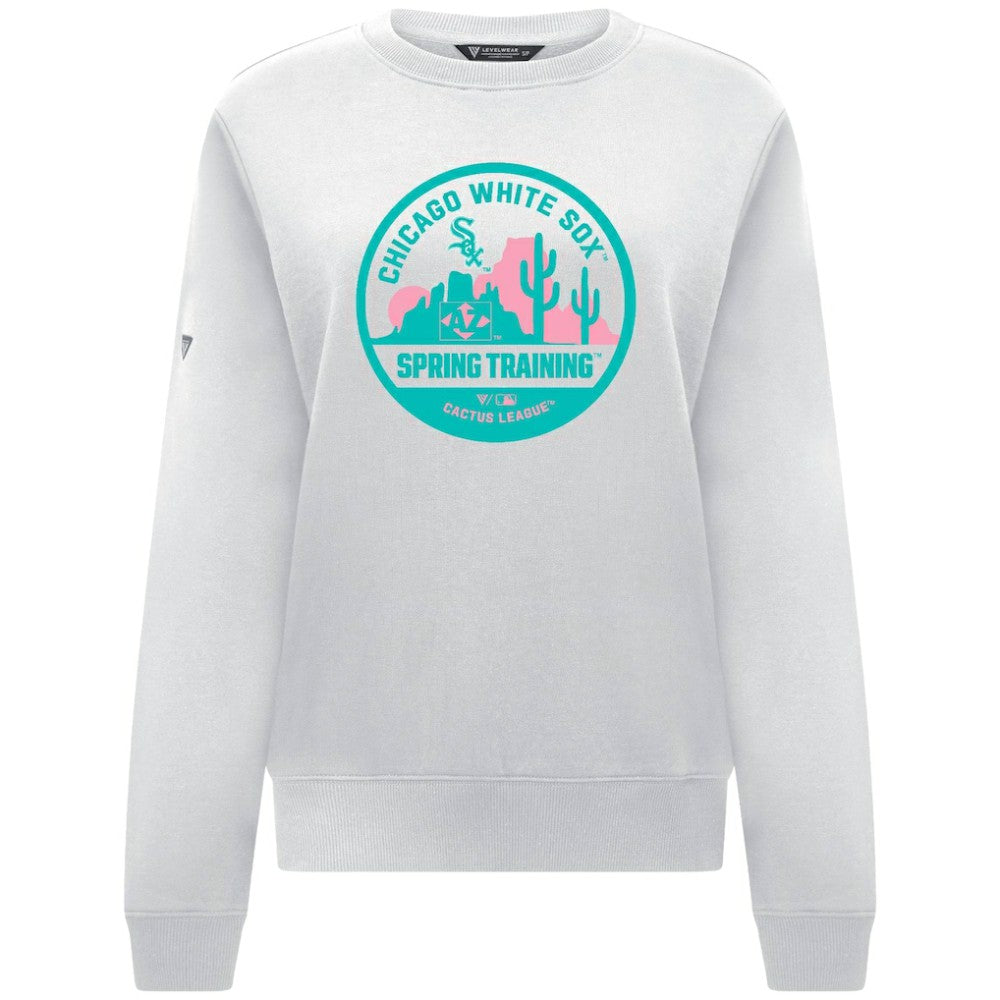 Chicago White Sox Levelwear Women's Yvette Spring Training Badge Bold Sweatshirt Sale
