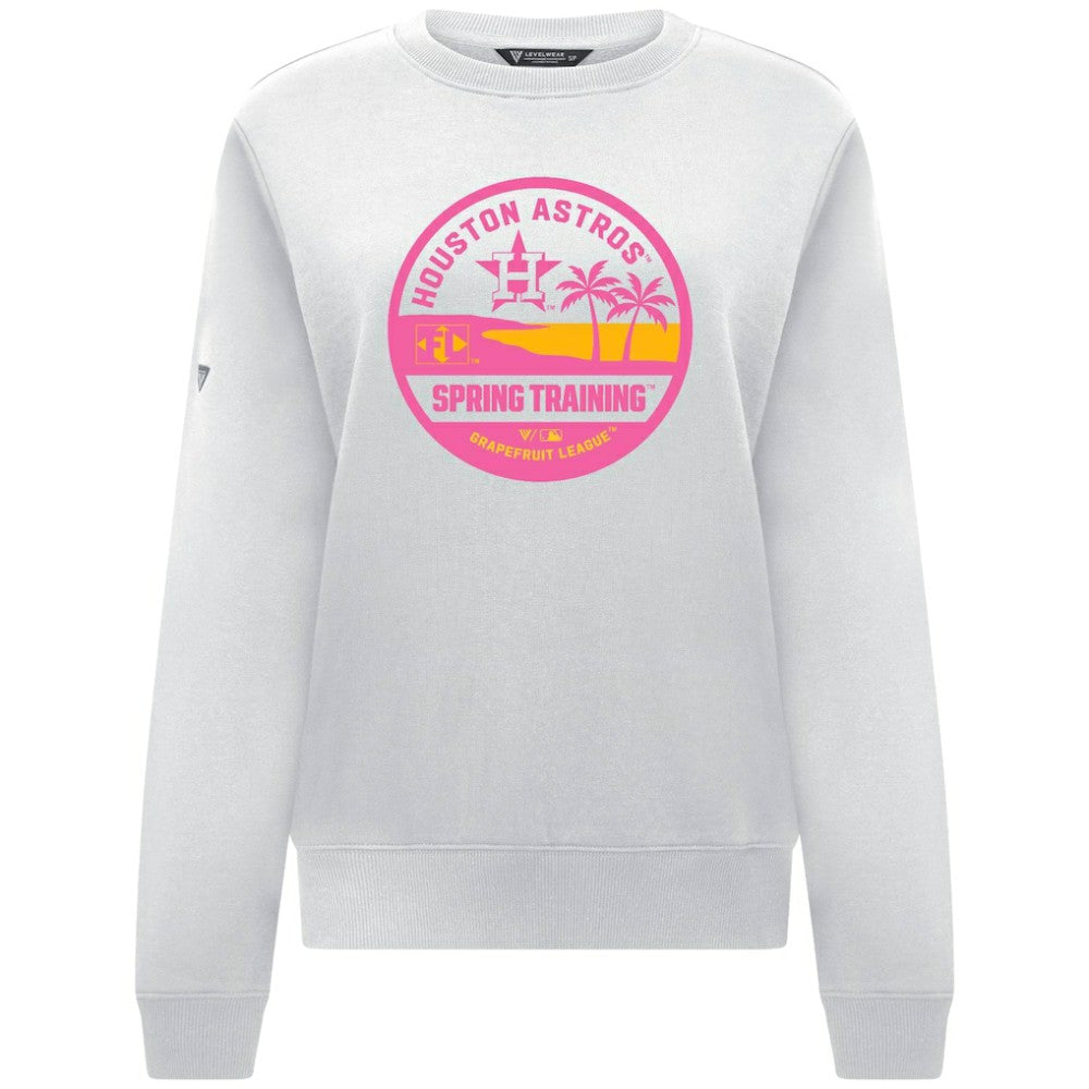 Houston Astros Levelwear Women's Yvette Spring Training Badge Bold Sweatshirt Near Me