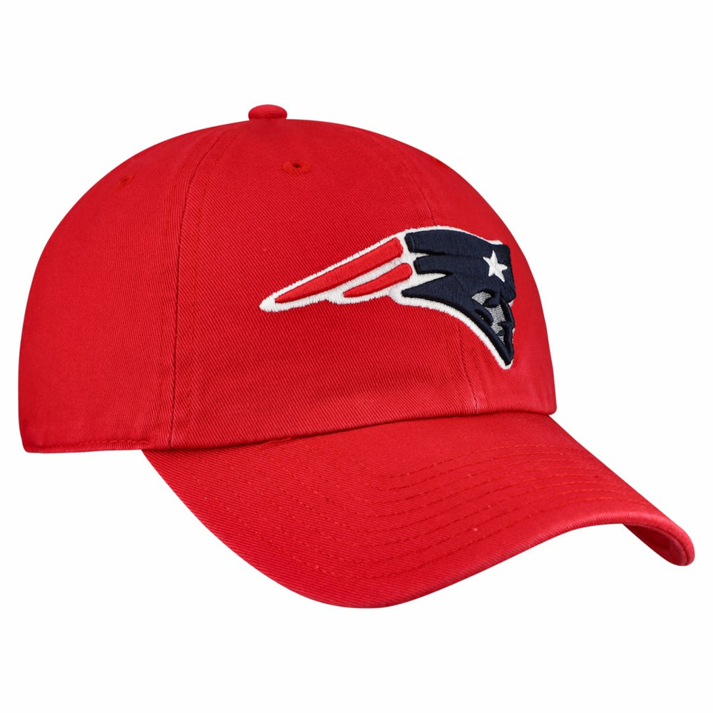 New England Patriots '47 Clean Up Primary Logo Adjustable Hat Red - 47 brand