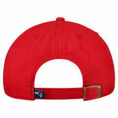 New England Patriots '47 Clean Up Primary Logo Adjustable Hat Red - 47 brand