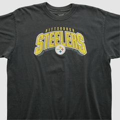 Pittsburgh Steelers Reebok 2000s T-shirt Black Vintage - Fanatics