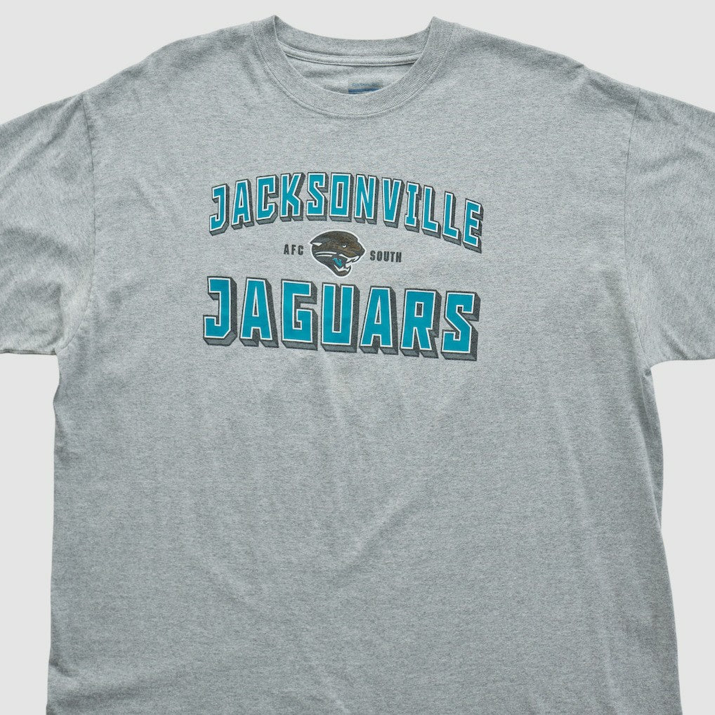 Jacksonville Jaguars Reebok 2000s T-shirt Heather Gray Vintage - Fanatics