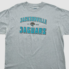 Jacksonville Jaguars Reebok 2000s T-shirt Heather Gray Vintage - Fanatics