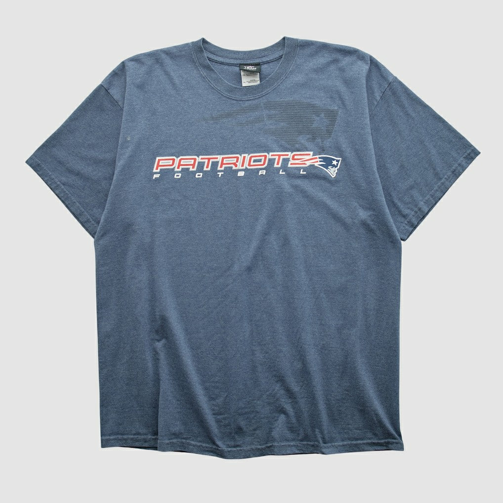 New England Patriots NFL 2010s T-shirt Blue Vintage - Fanatics