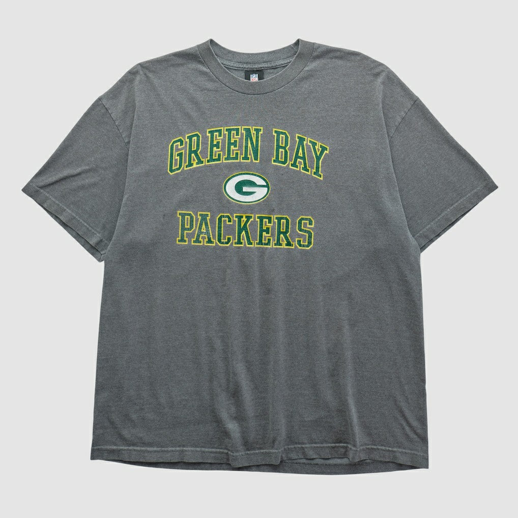 Green Bay Packers NFL 2010s T-shirt Dark Heather Gray Vintage - Fanatics