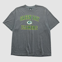 Green Bay Packers NFL 2010s T-shirt Dark Heather Gray Vintage - Fanatics