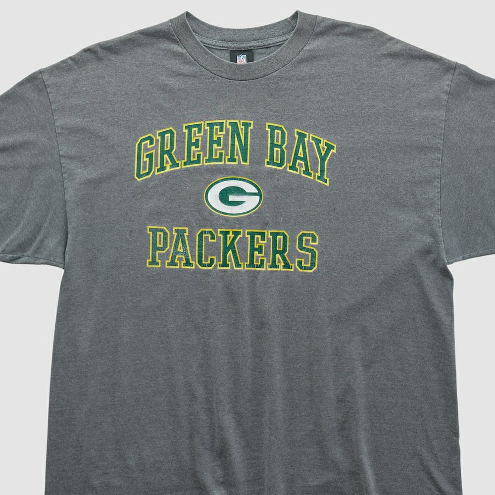 Green Bay Packers NFL 2010s T-shirt Dark Heather Gray Vintage - Fanatics