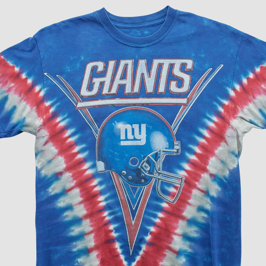 New York Giants Majestic 2000s T-shirt Blue Vintage - Fanatics