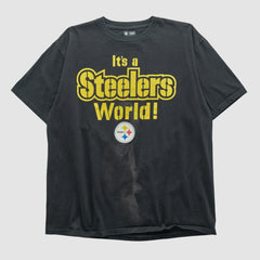 Pittsburgh Steelers NFL 2010s T-shirt Black Vintage - Fanatics