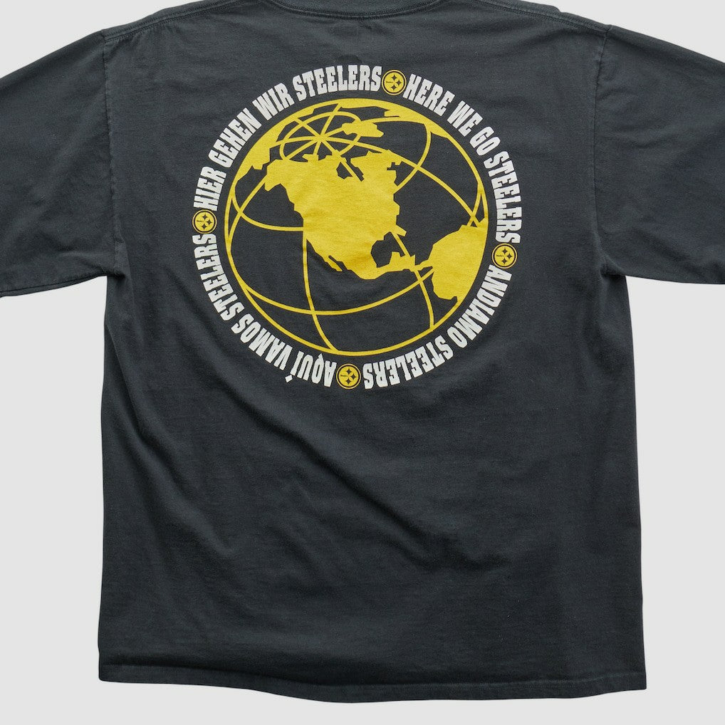 Pittsburgh Steelers NFL 2010s T-shirt Black Vintage - Fanatics