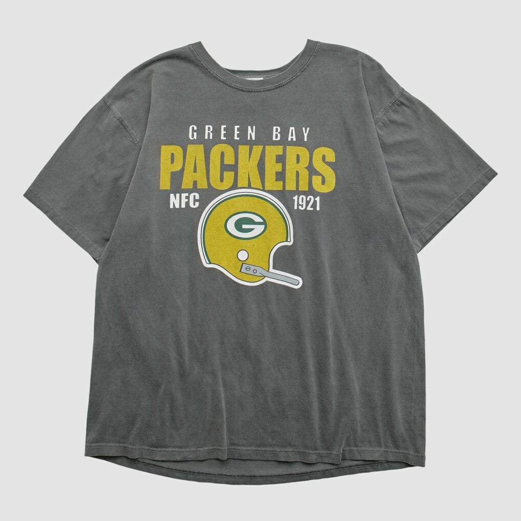 Green Bay Packers NFL 2010s T-shirt Charcoal Vintage - Fanatics