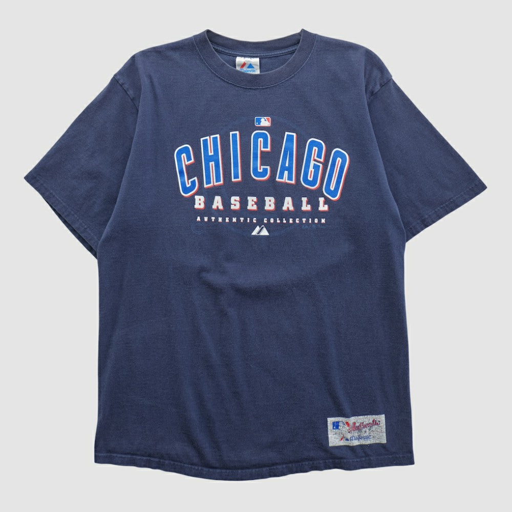 Chicago Cubs Majestic 2000s T-shirt On Sale