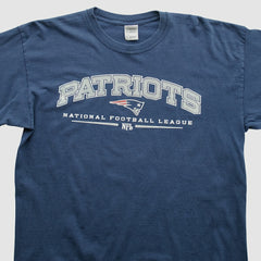 New England Patriots Gildan 2000s Long Sleeve T-shirt Navy Vintage - Fanatics