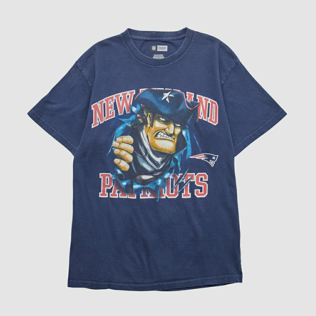 New England Patriots NFL 2010s T-shirt Navy Vintage - Fanatics