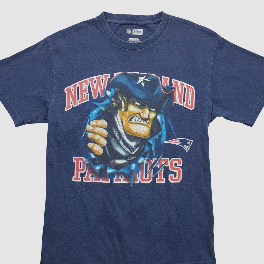 New England Patriots NFL 2010s T-shirt Navy Vintage - Fanatics