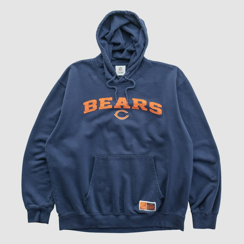 Chicago Bears NFL 2010s Hooded Pullover Sweatshirt Navy Vintage - Fanatics